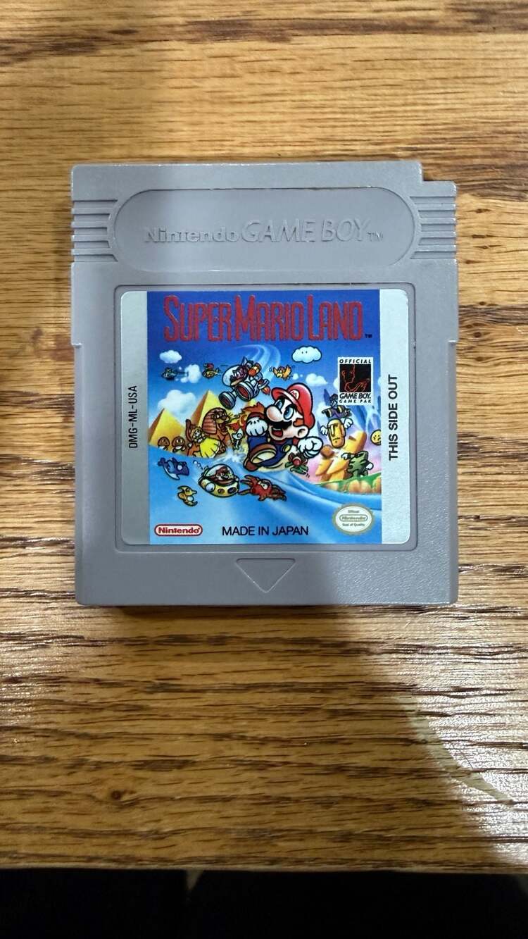 Super Mario Land Game Boy Cartridge